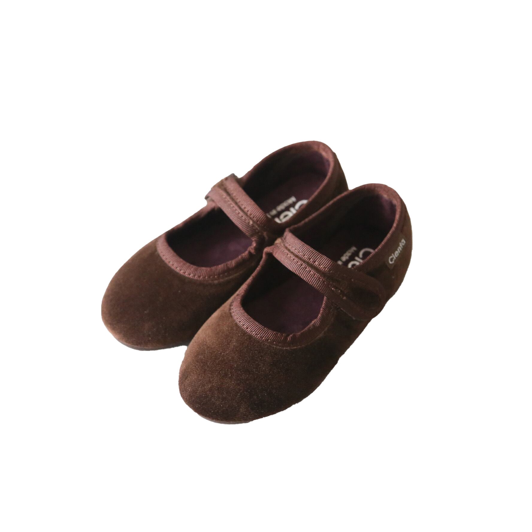 cienta(シエンタ)/ フォーマルストラップ / velour Brown(ブラウン) / 14〜20cm