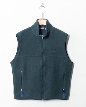 "Patagonia" chinchilla zip up vest / SIZE:M / COLOR:GREEN