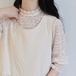ハイネック刺繍レースインナートップス ・11960