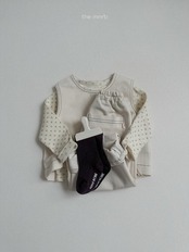 韓国子供服 / minirobe / 26Autumn / プロムリブTシャツ / 秋服 *S~XL*