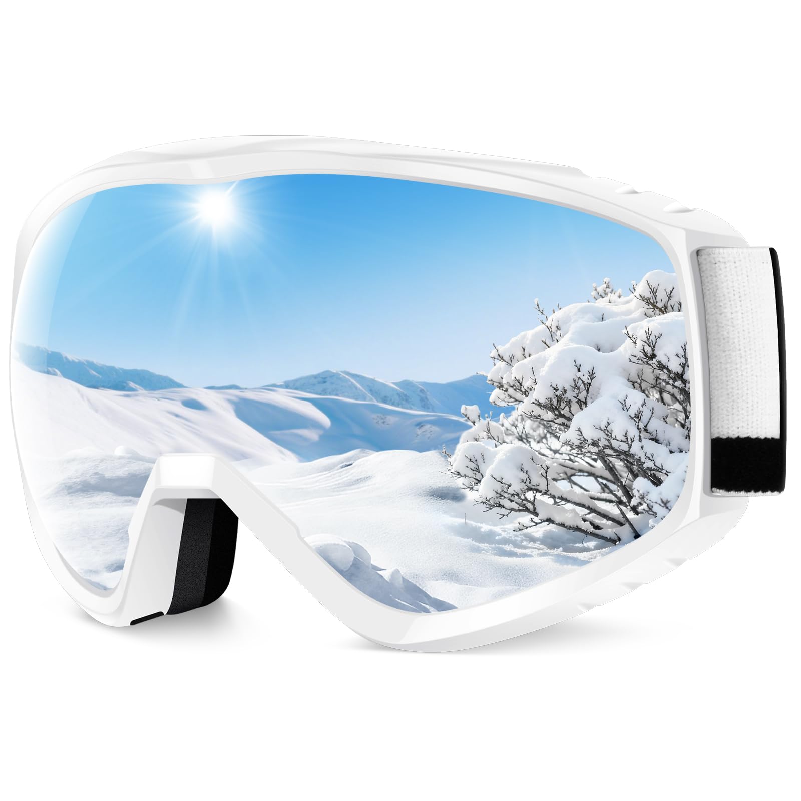 全天候対応 広角視野モデル スノーゴーグル UVカット スキー スノボ