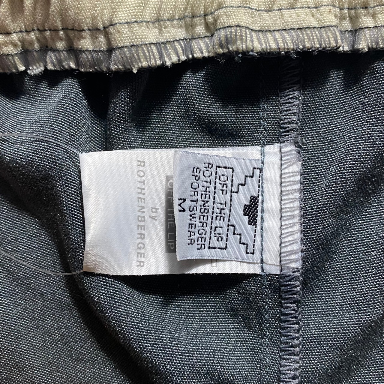 vintage 1990’s switching design easy cropped pants