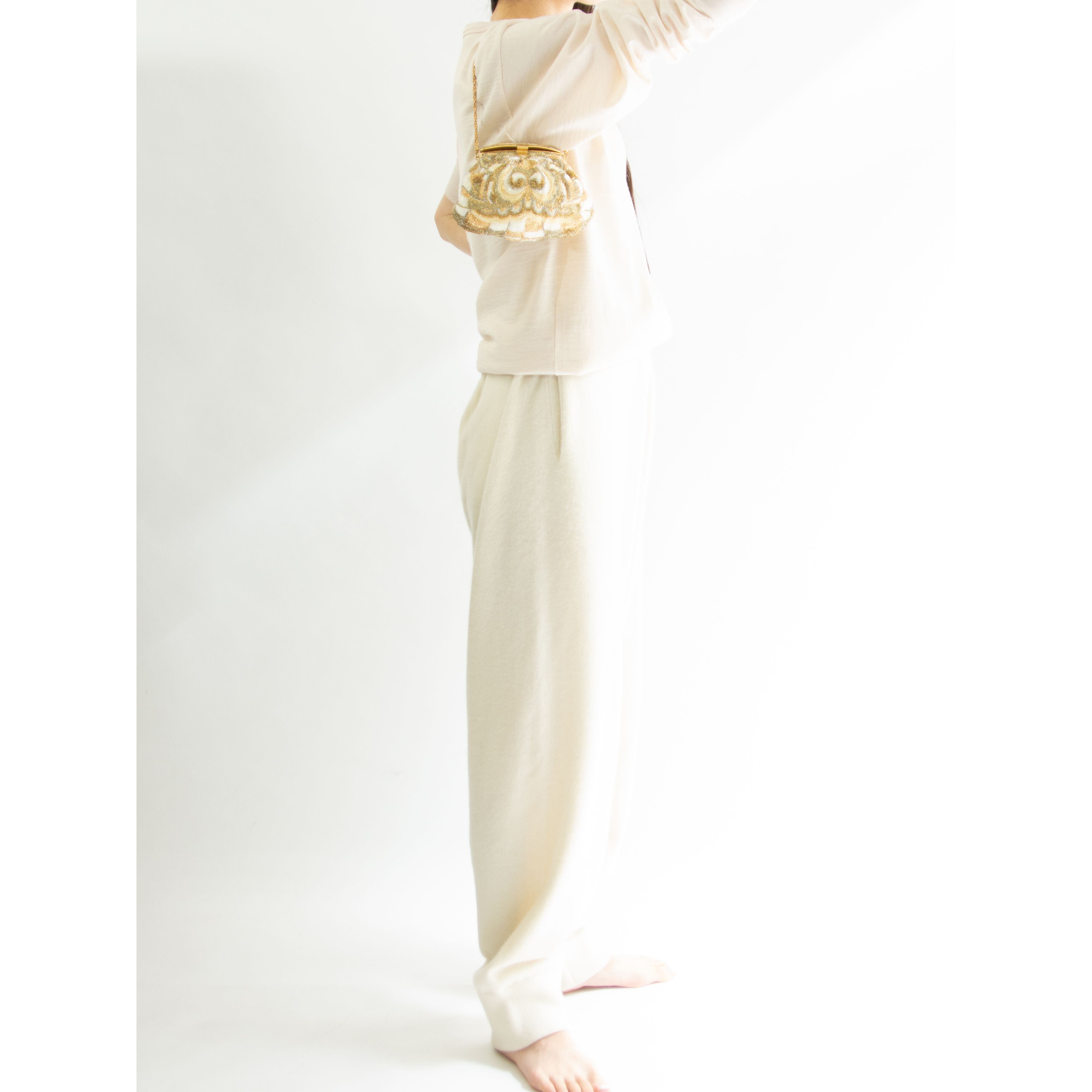 【Unknown brand】Bead handbag（ビーズチェーンハンドバッグ ）1b