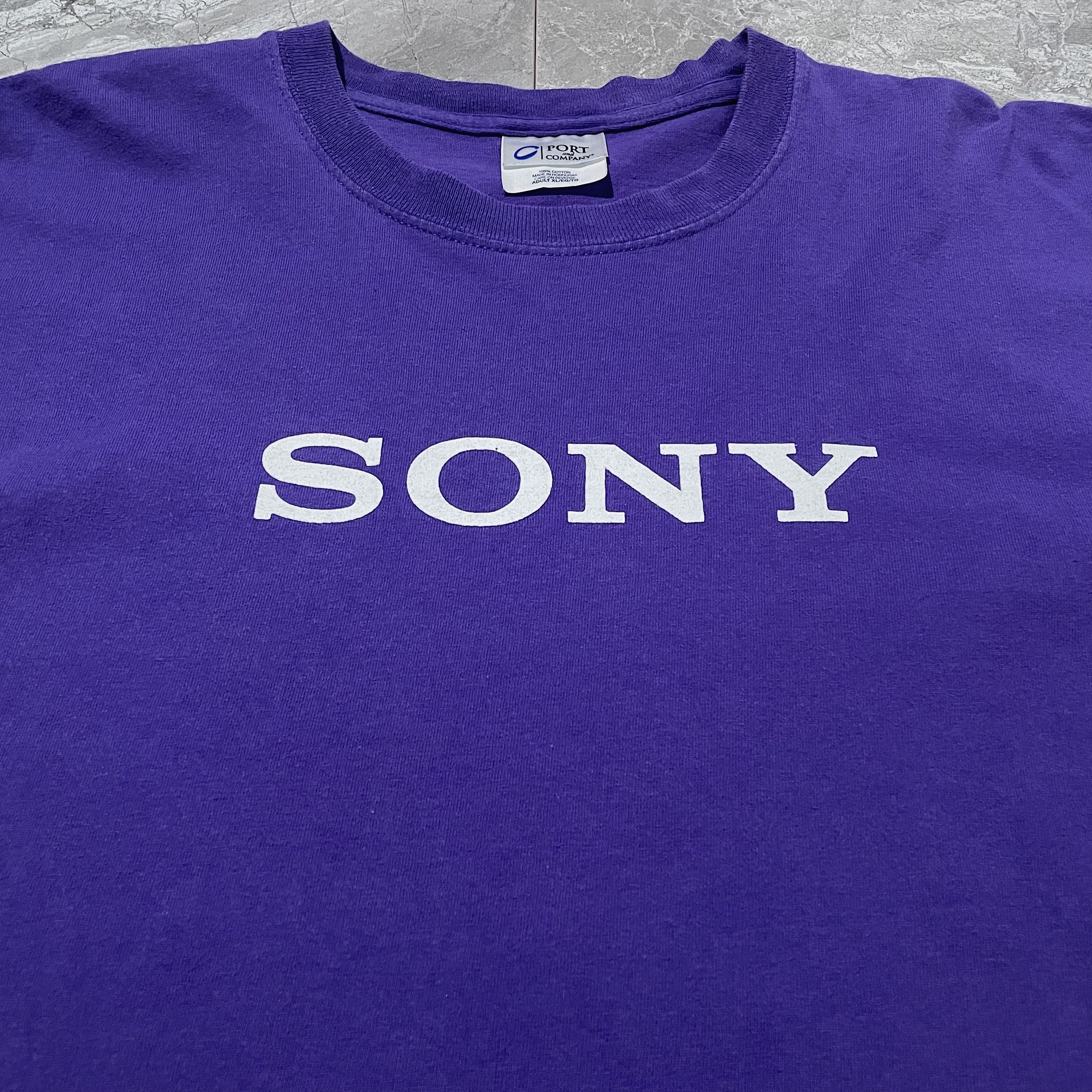00s SONY(ソニー) “パープル良すぎんだろ、、(ポートタグ)”