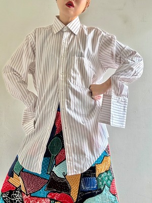 80s Deadstock "Christian Dior" Stripe Shirt