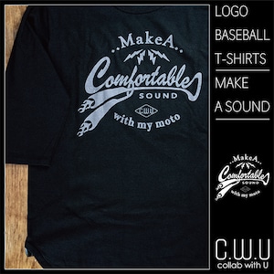 LOGO PRINT BASEBALL T-SHIRTS [MAKE A SOUND]