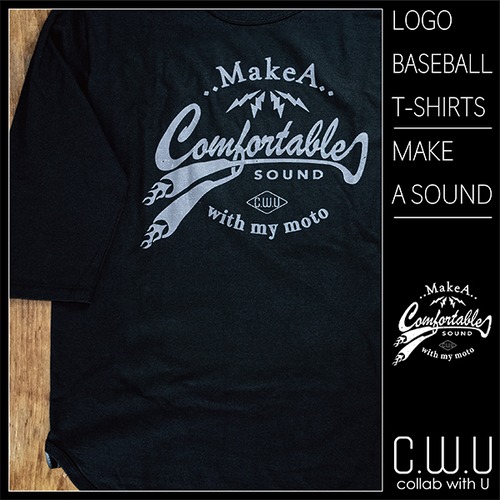 LOGO PRINT BASEBALL T-SHIRTS [MAKE A SOUND]