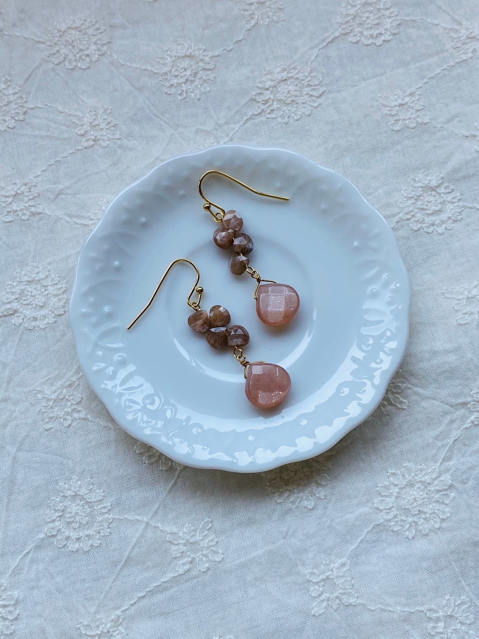 選べる２個セット 14kgfピーチムーンストーンチェッカーカット・バイ