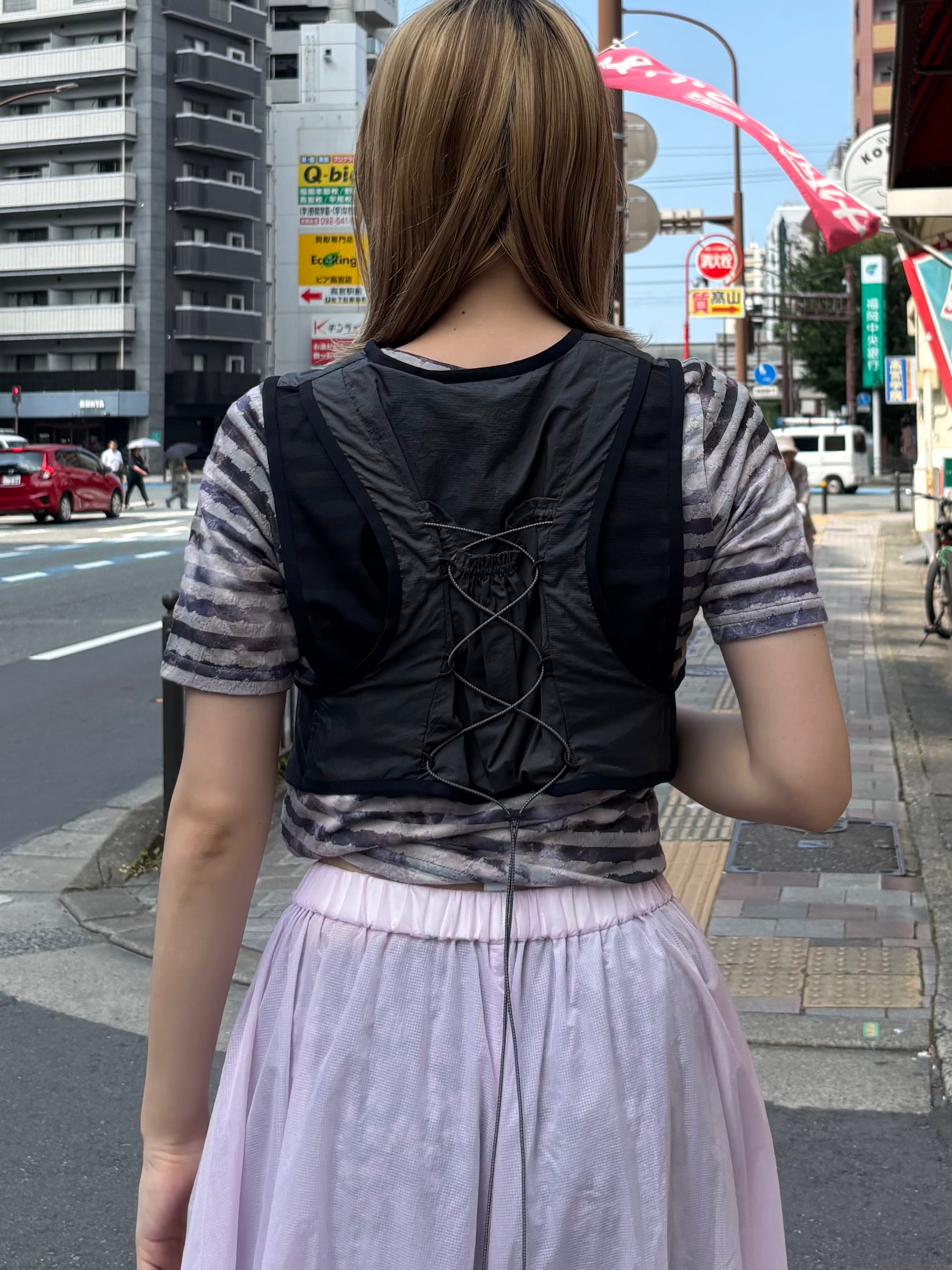26AW】nagonstans ナゴンスタンス / ベスト / breath micro vest