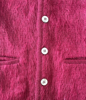 -Shag A mo- Vintage 60s S Mohair Cardigan