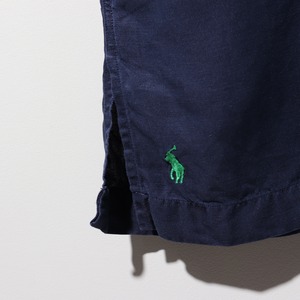 極美品 L ネイビー caldwell 半袖開襟シャツ polo ralph lauren ポロラルフローレン