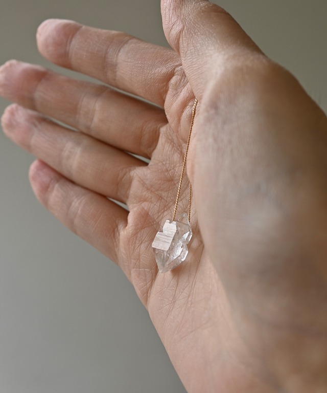 水晶 18K ネックレス / 小野 泰秀