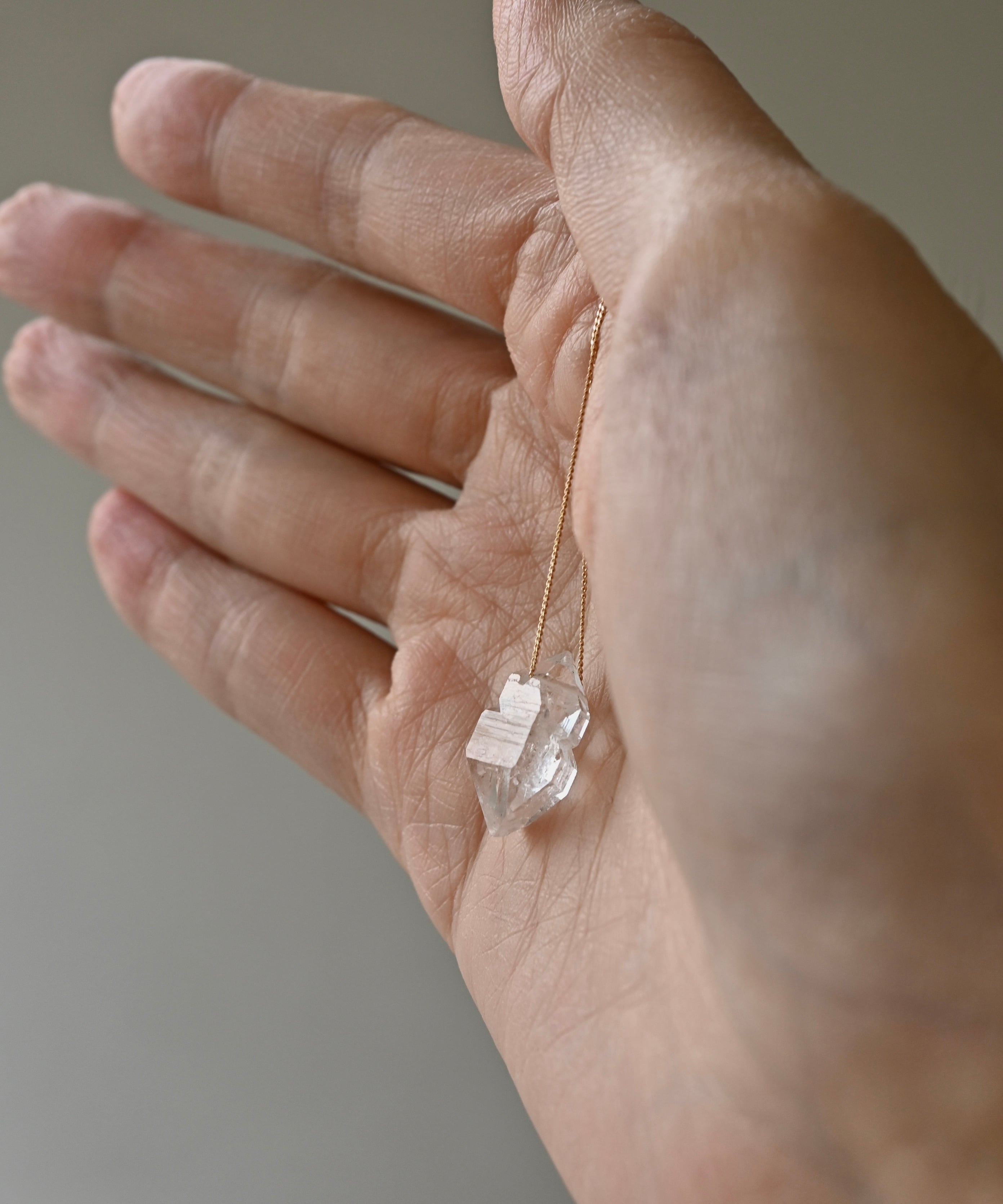 水晶 18K ネックレス / 小野 泰秀