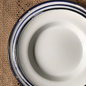 L 印度の琺瑯プレート 24cm