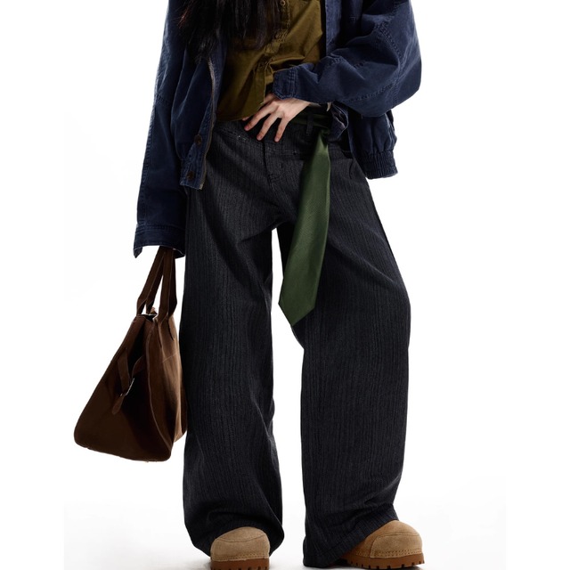 arch embroidery design denim　アーチ刺繍デザインデニム　J1582