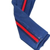 【GUCCI】サイドストライプ ロイヤルブルーパンツ