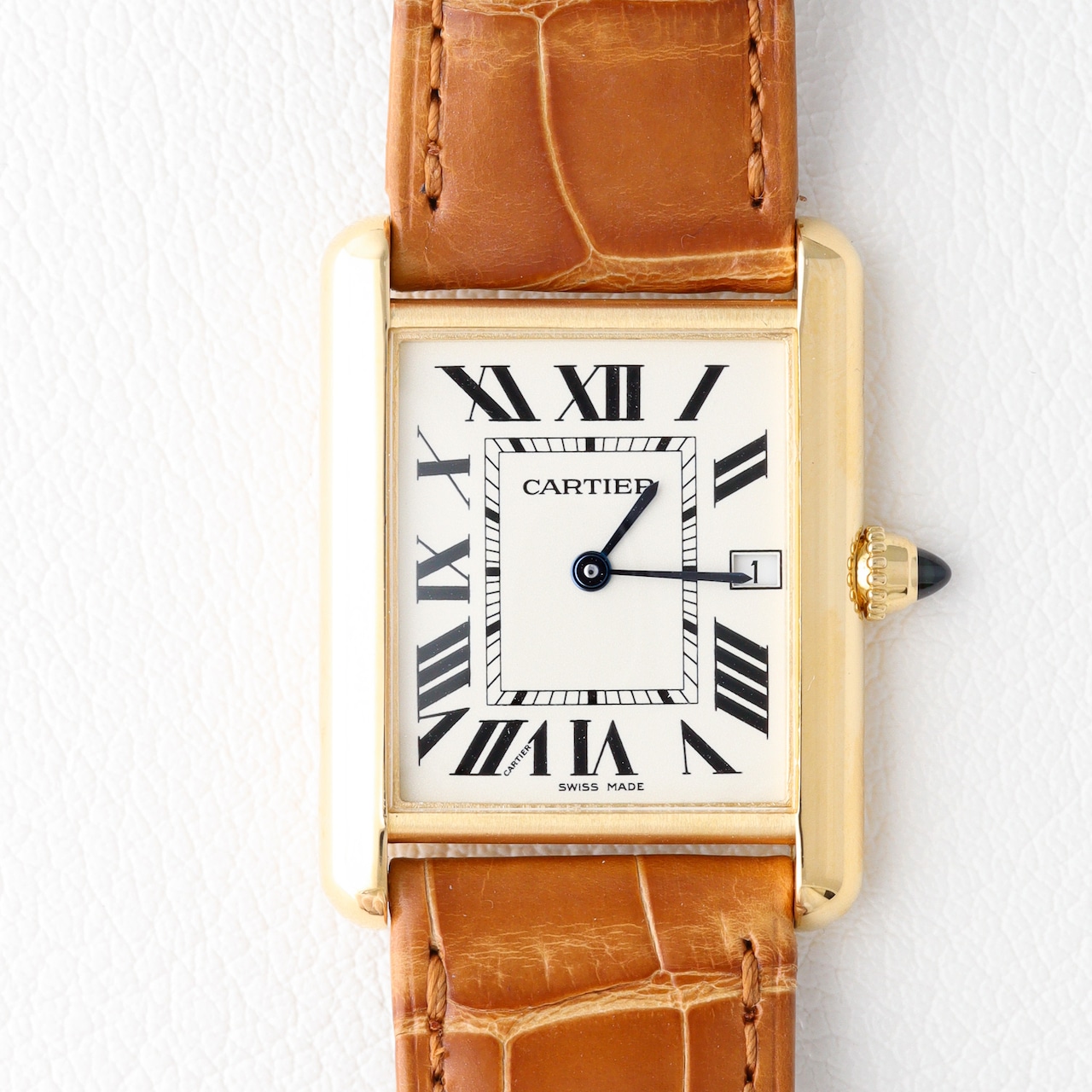 カルティエ タンクルイ LM クオーツ デイト付き