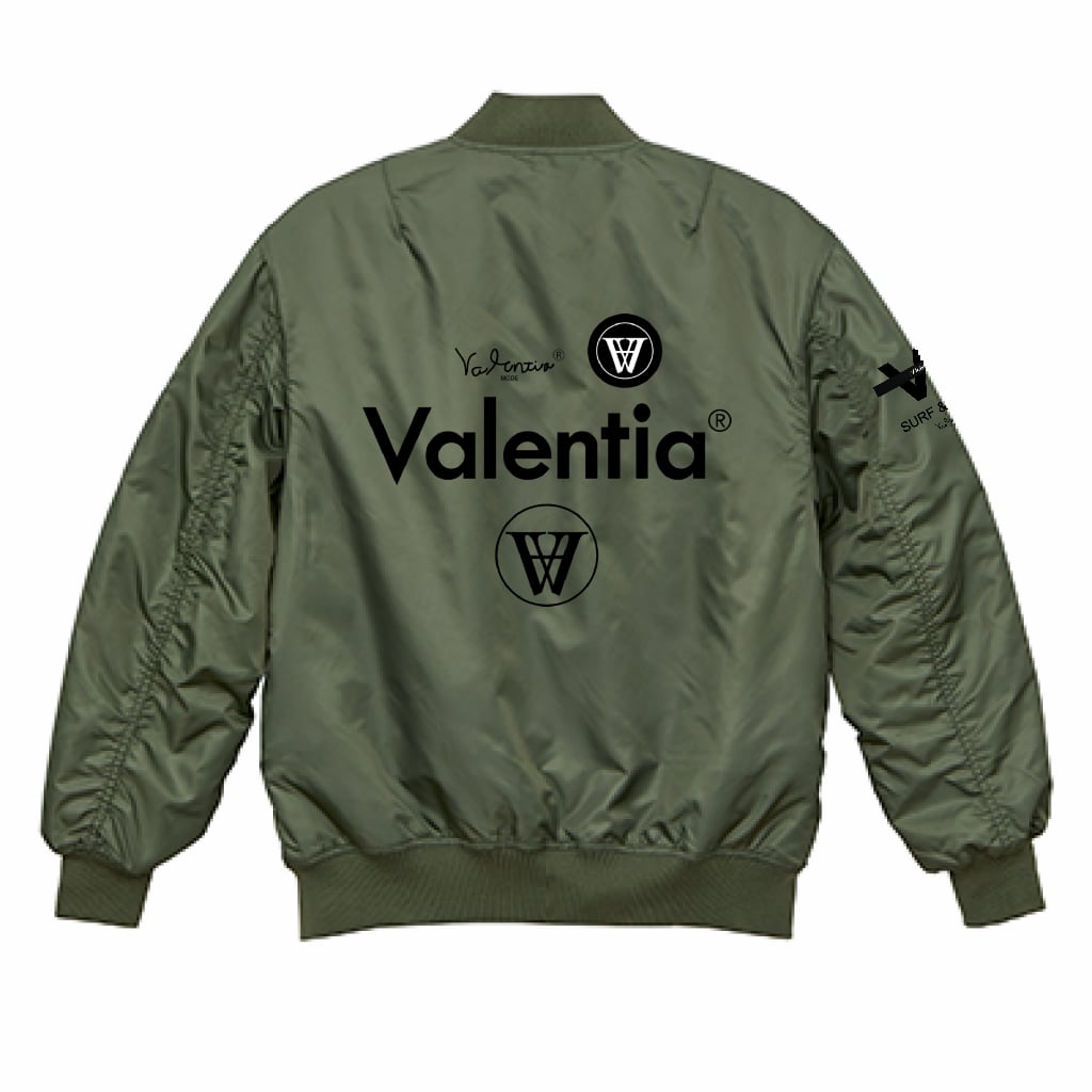 （両面印刷）United Athle タイプ MA-1 ジャケット（中綿入）