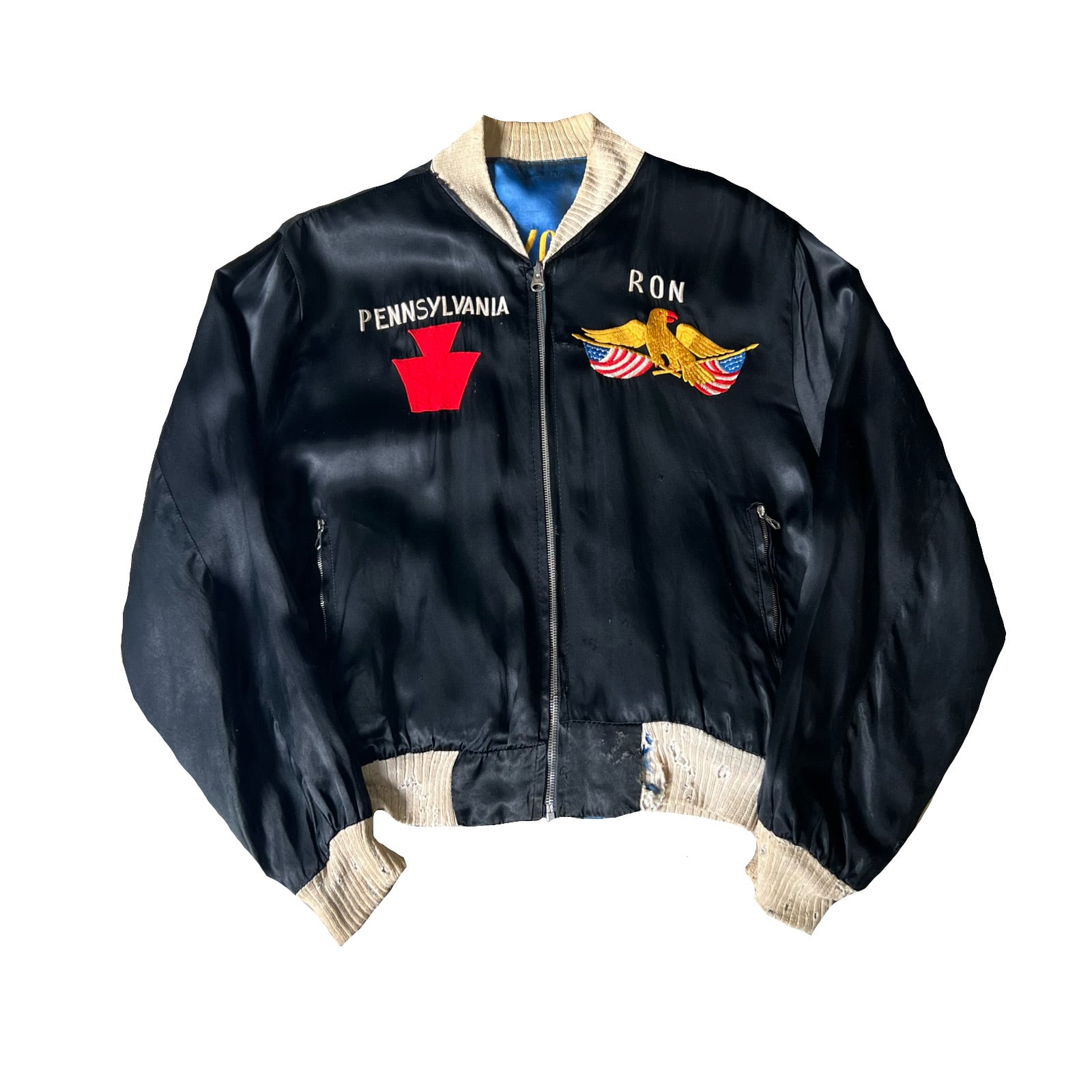 50-60s French vintage souvenir jacket 42 | MASEA