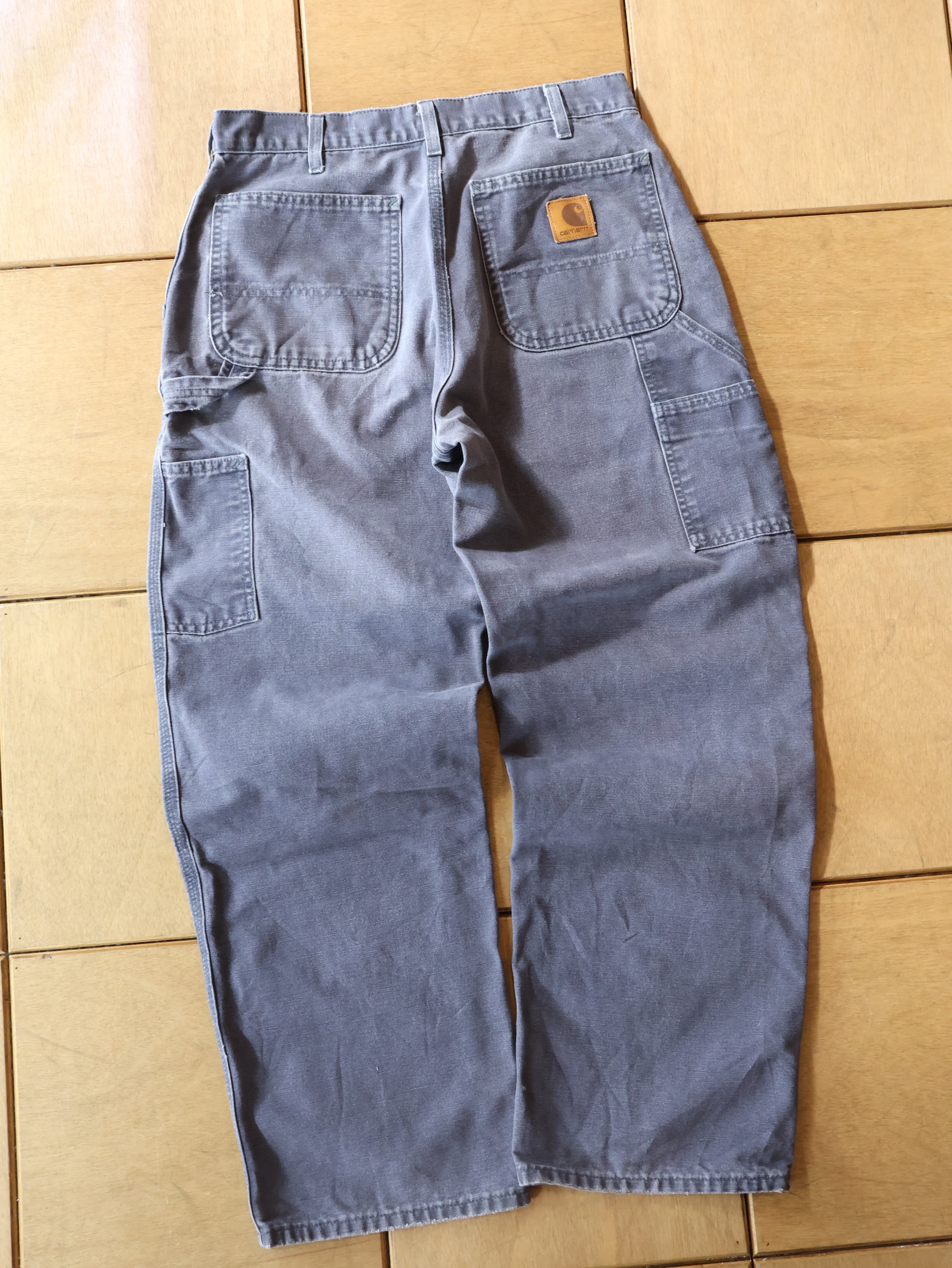 00s carhartt 茄子紺 ダックペインターパンツ 表記W32/L30 カーハート