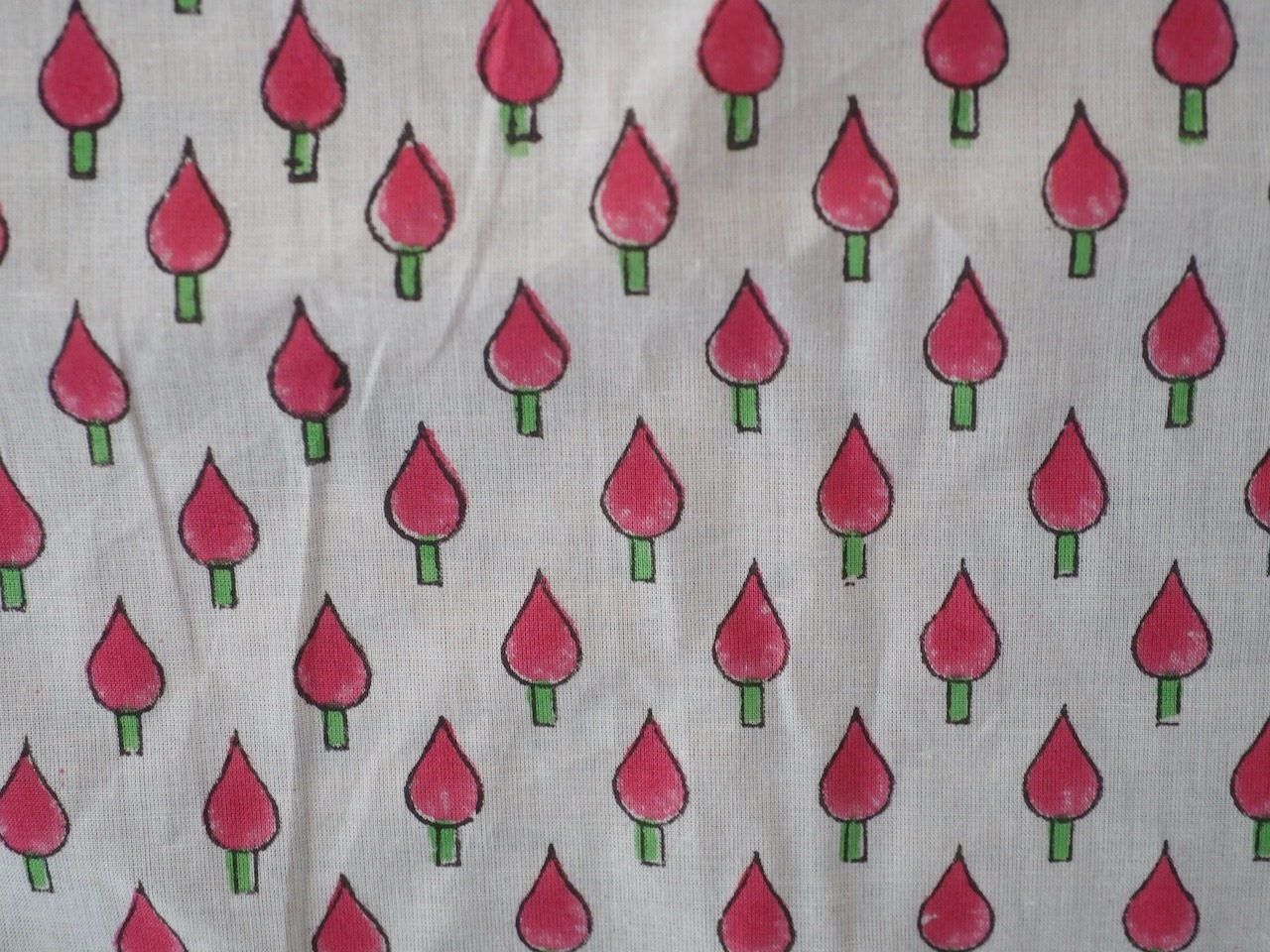 156ri050 Block Print Bandana c79