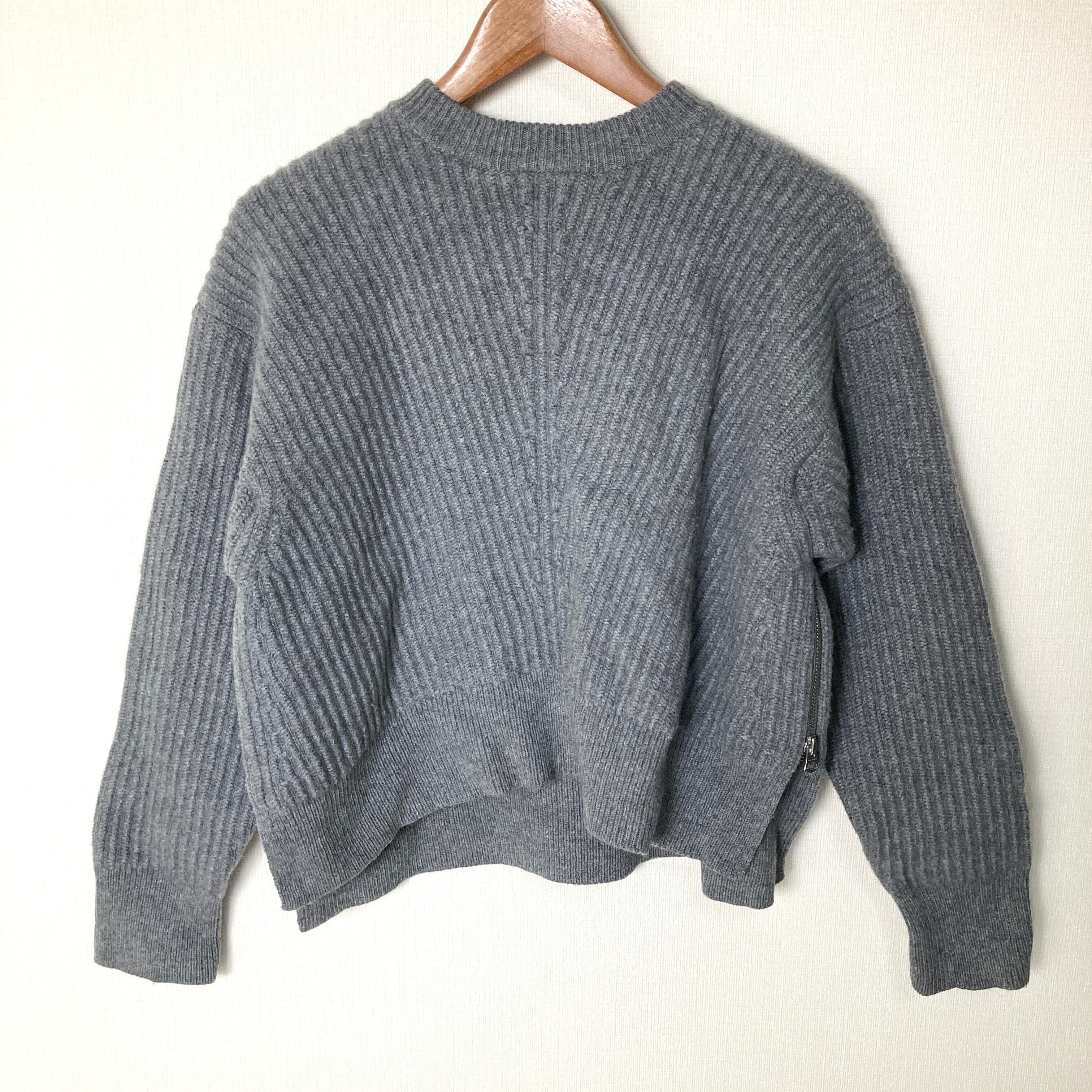 2015FW ACNE STUDIOS MICHA サイドZIPニットセーター XXS