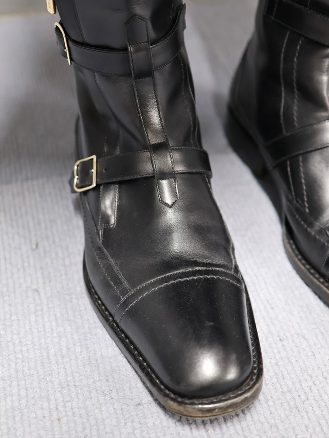 【bally】belted long boots
