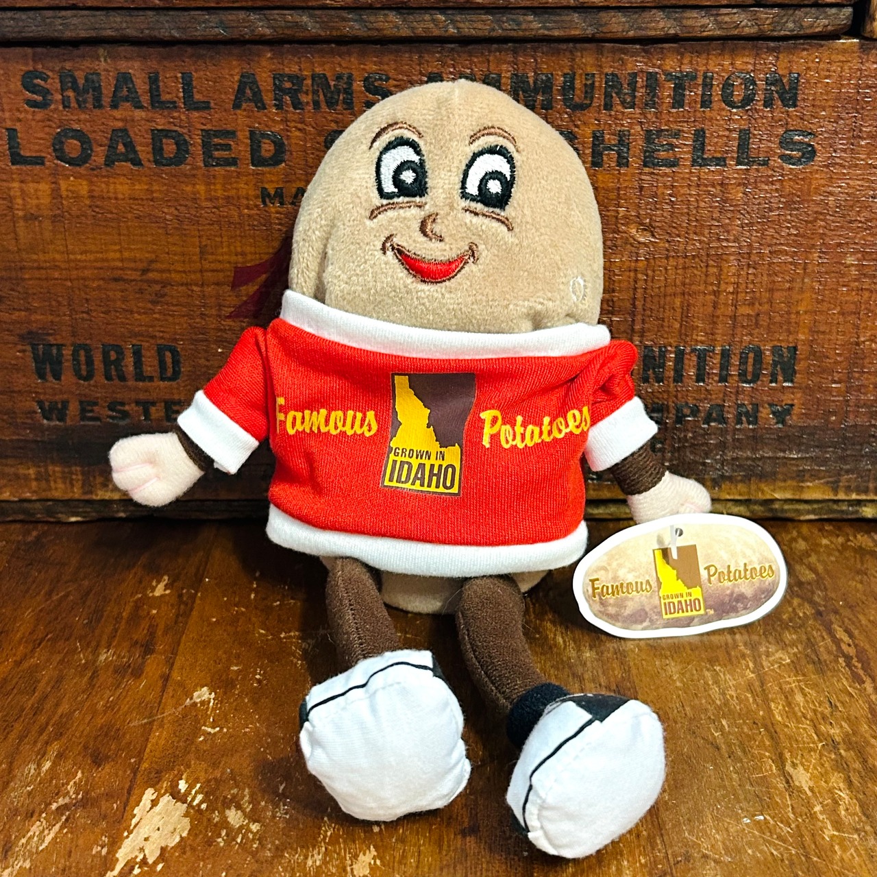 Spuddy Buddy アイダホポテト ヴィンテージ ぬいぐるみ Idaho Potato Advertising Plush