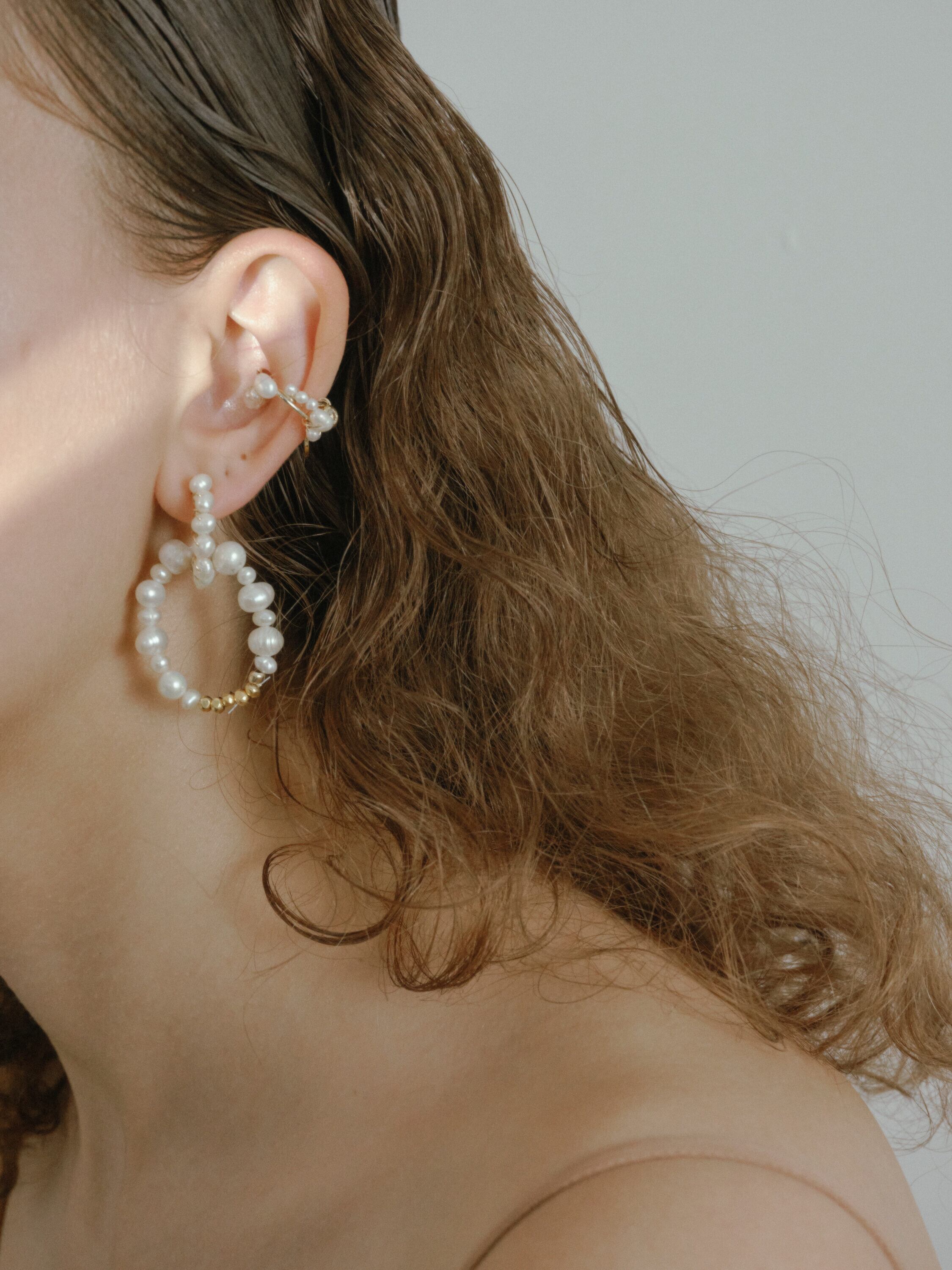 double ring earrings | uiqut(ユイクト) double ring earrings | uiqut(ユイクト)