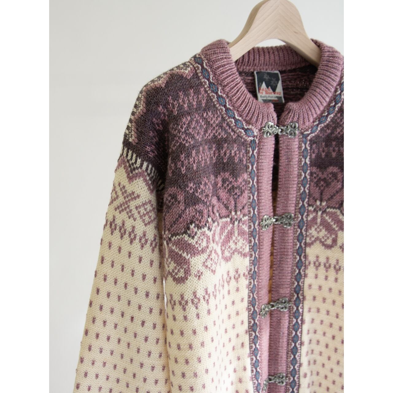 【DALE of NORWAY】100% Wool Nordic Cardigan(ダーレオブノルウェー ウールノルディックニットカーディガン セーター)