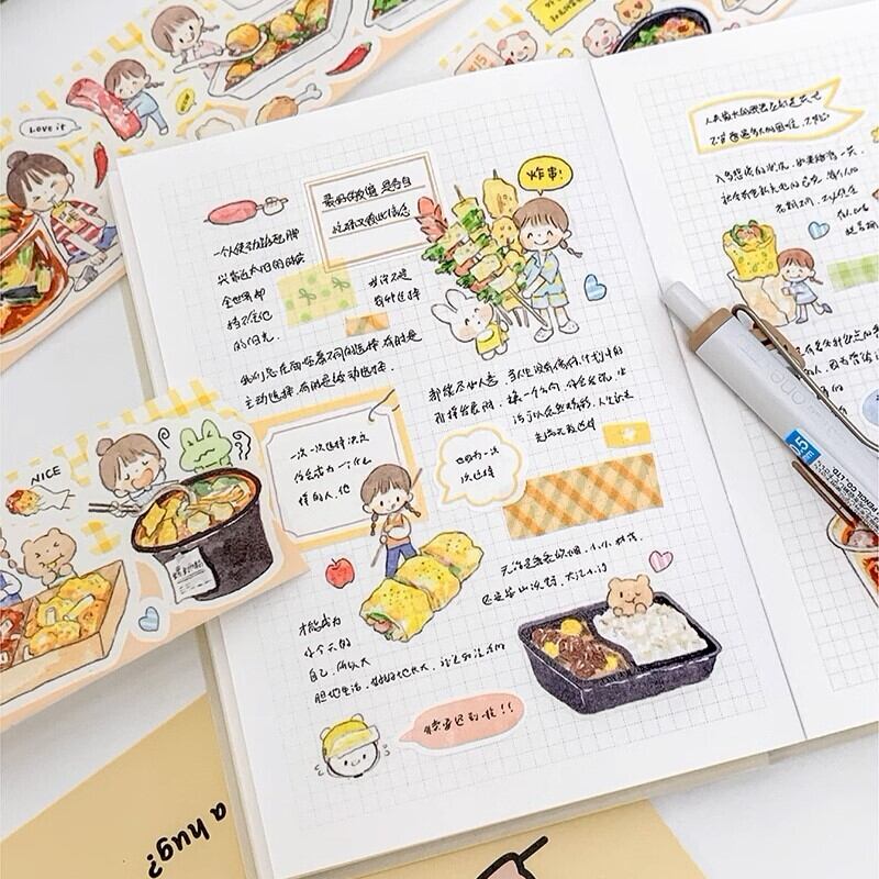 カット商品】ae63 molinta Food Delivery マスキングテープ | ぽむぽむ
