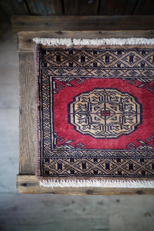 【496】Vintage Pakistan rug 1990's