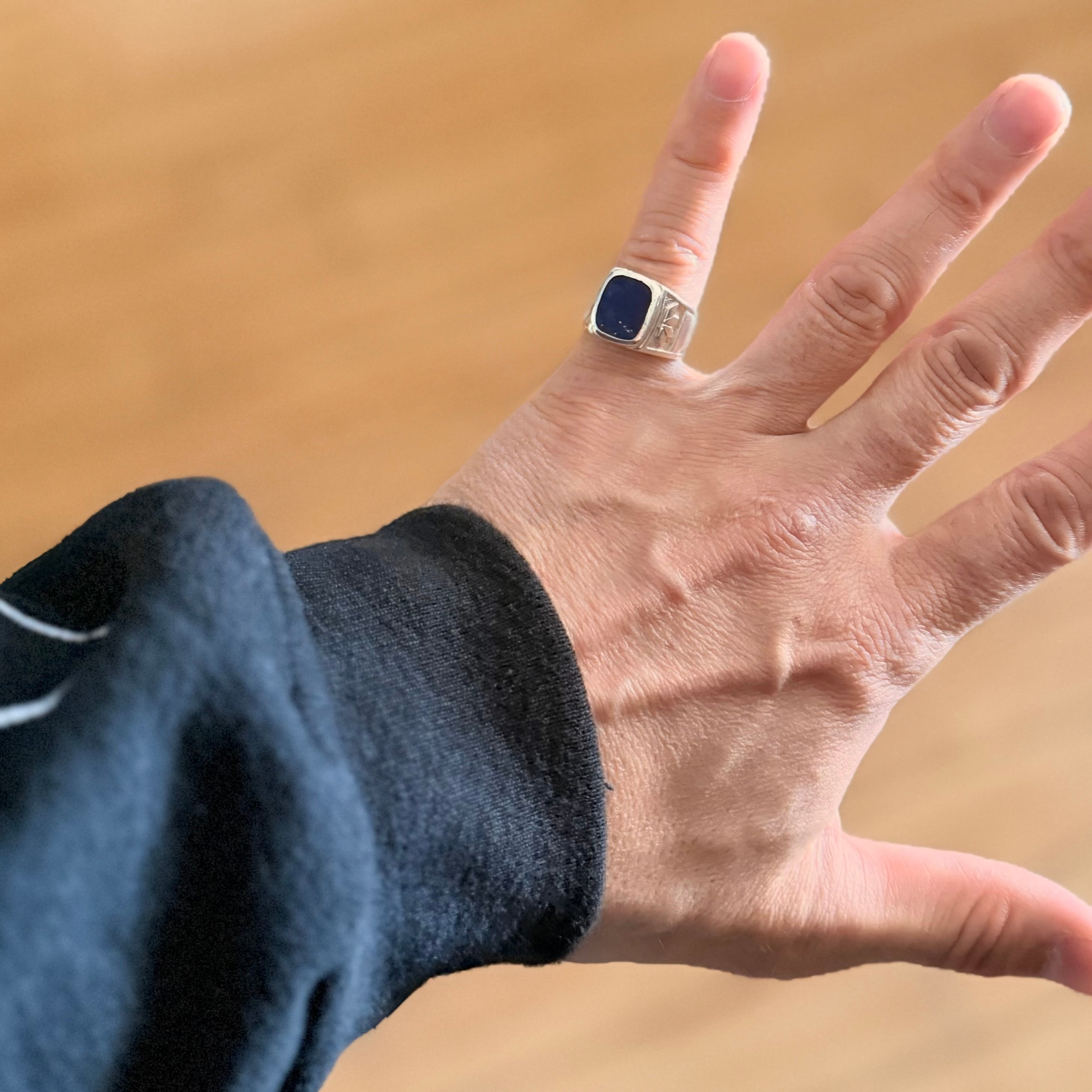 vintage tiffany ヴィンテージティファニー signet ring lapis lazuli