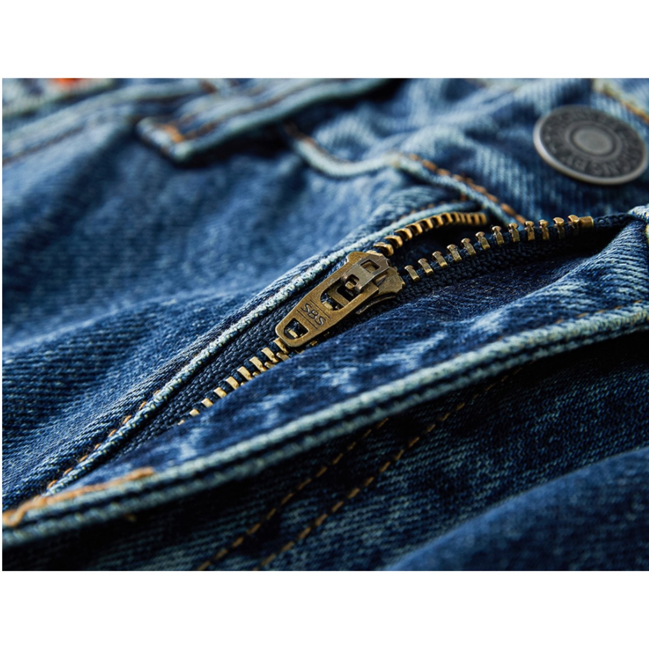 ストレートデニムパンツ af0357