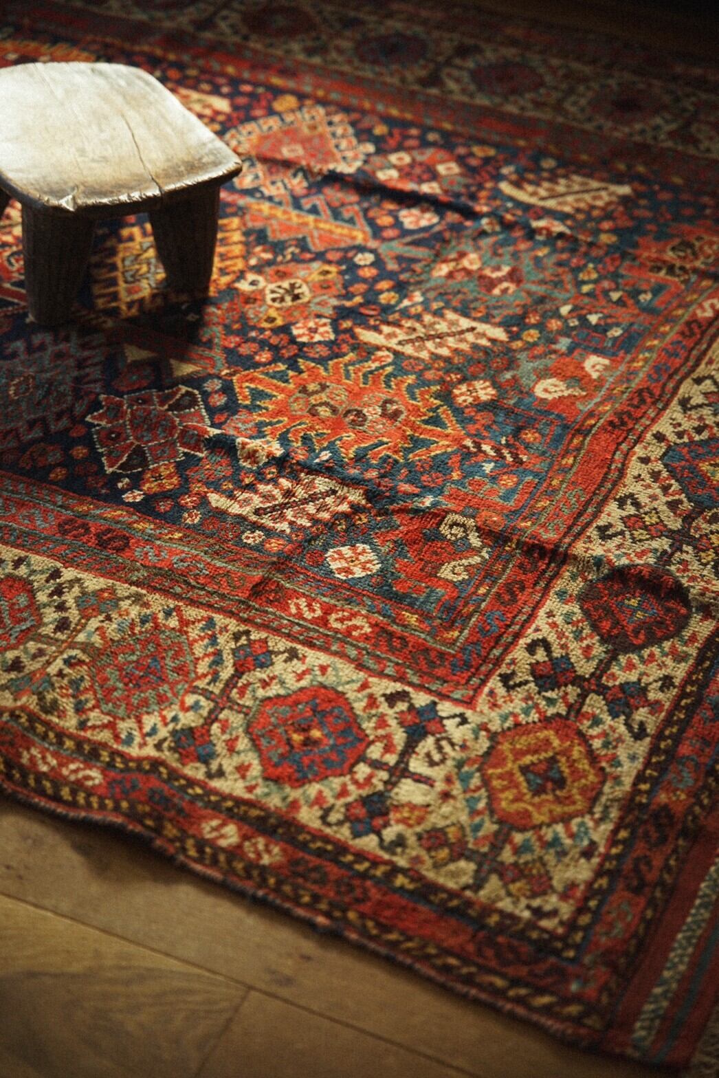 731 - Antique Khamseh  Shekarlu Rug