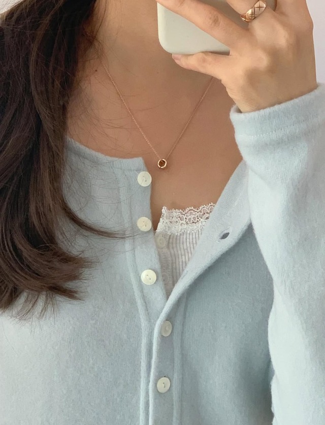 (LITER) aney angora cardigan /3color