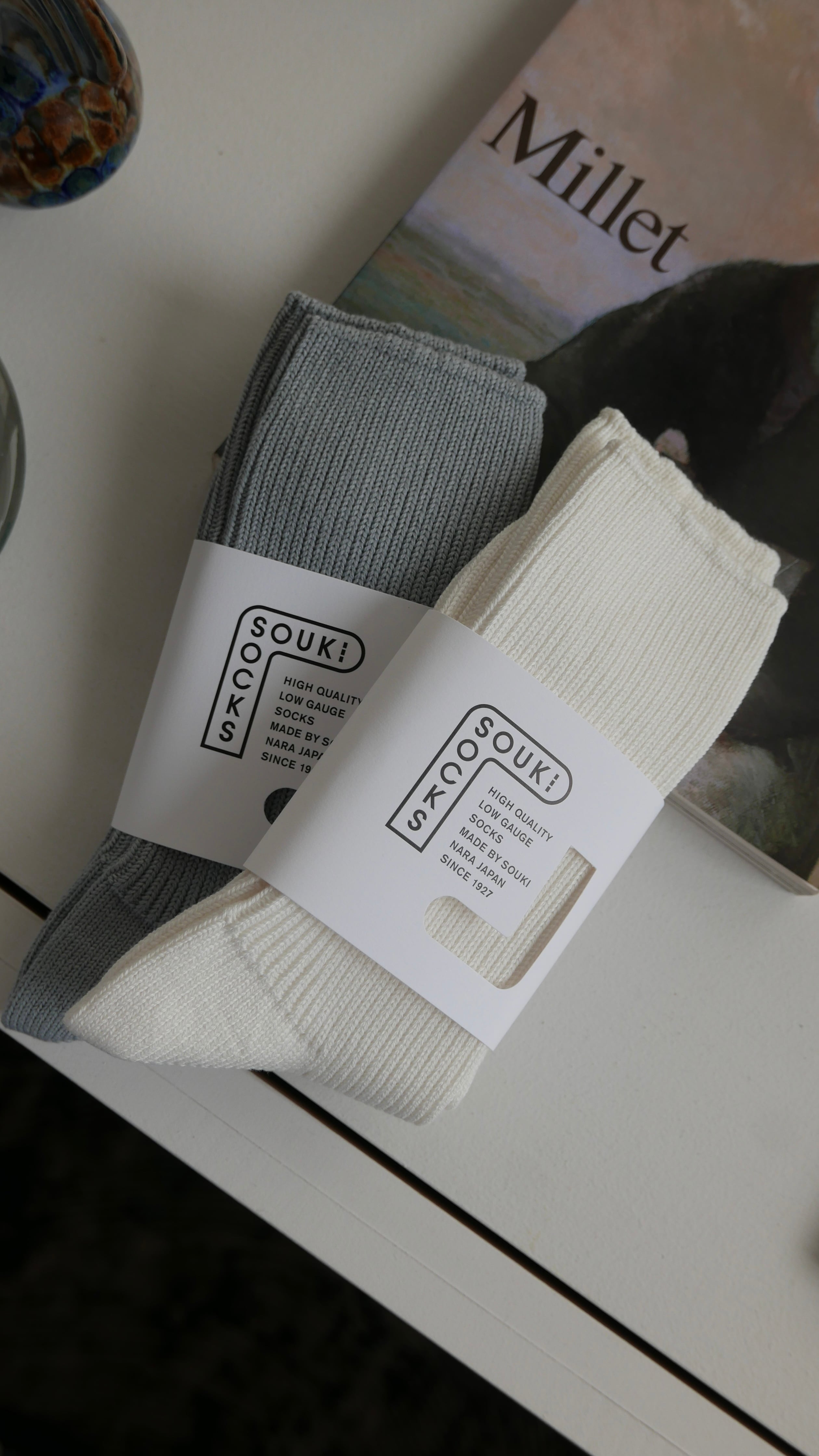 souki , suvin cotton plain socks