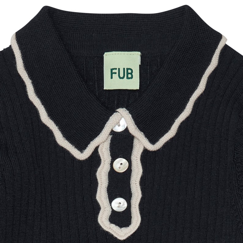 FUB / Rib Polo / DARK NAVY | HAKONIWA PRODUCTS | ハコニワ