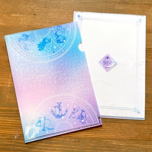 【A5クリアファイル】ペンギン星座盤（ホログラム加工）