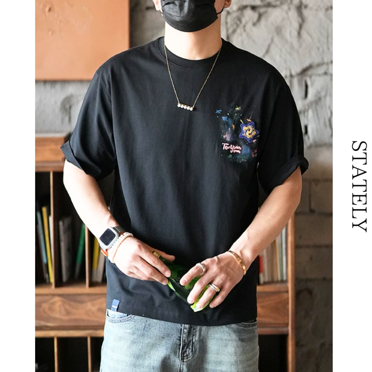 Star Splash Tee/2color_T283・画像4