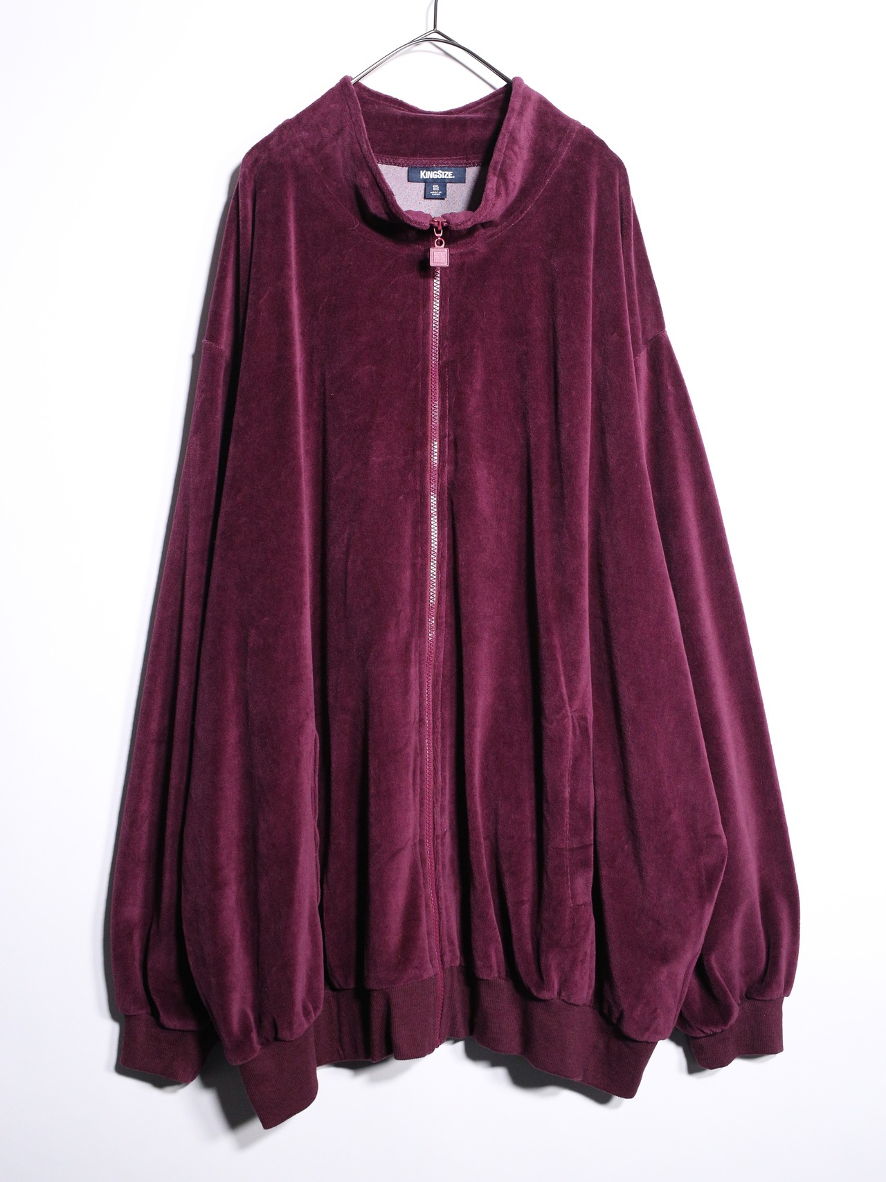 "KING SIZE" XXXL super over silhouette velours jacket - 8