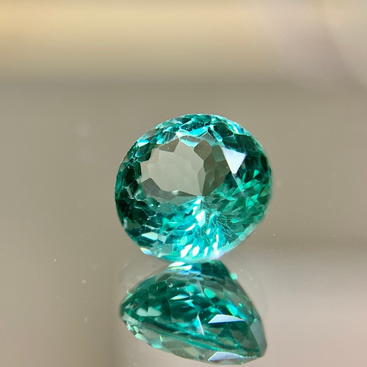 アパタイト 1.121ct ブルーグリーン 簡易ソーティング付き No.106