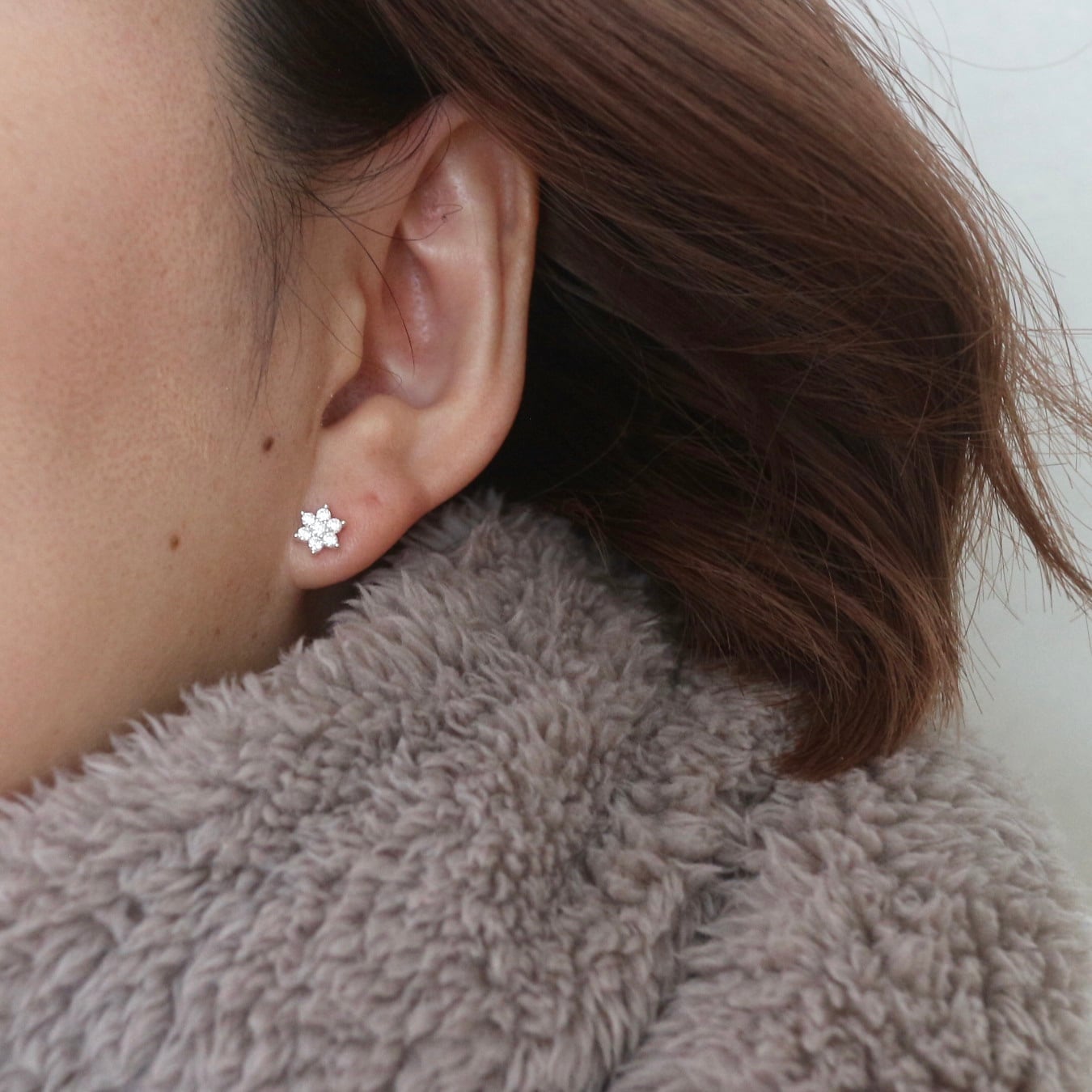 雪の結晶ピアス | vivid market