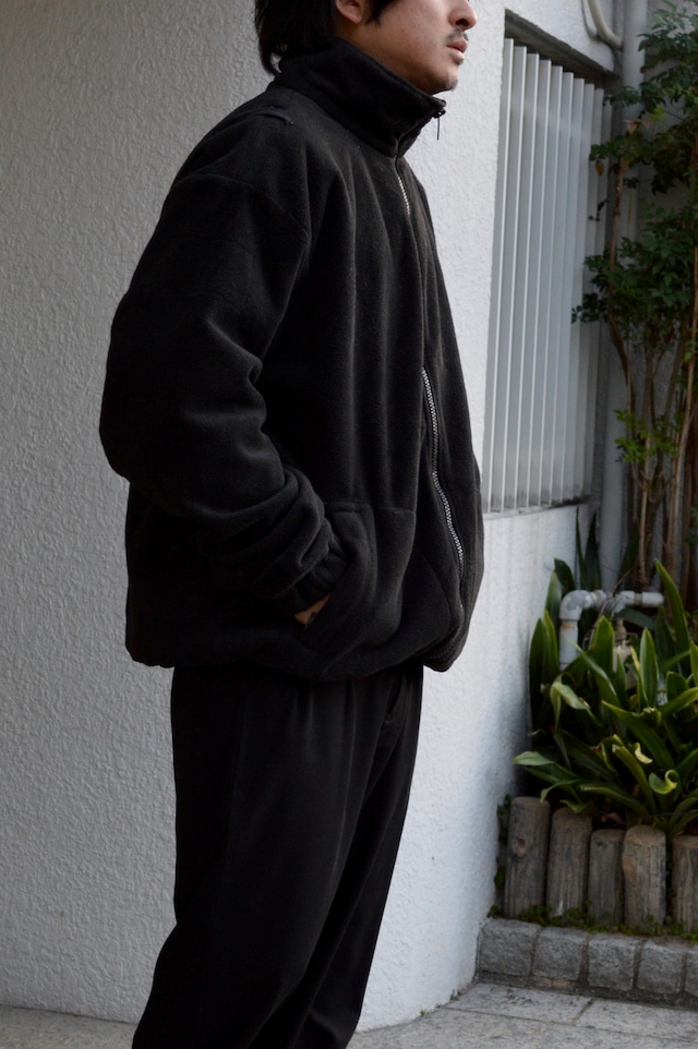 Netherlands Army 90s Heavy Fleece Outer Jacket Used オランダ軍 フリースジャケット ブラック