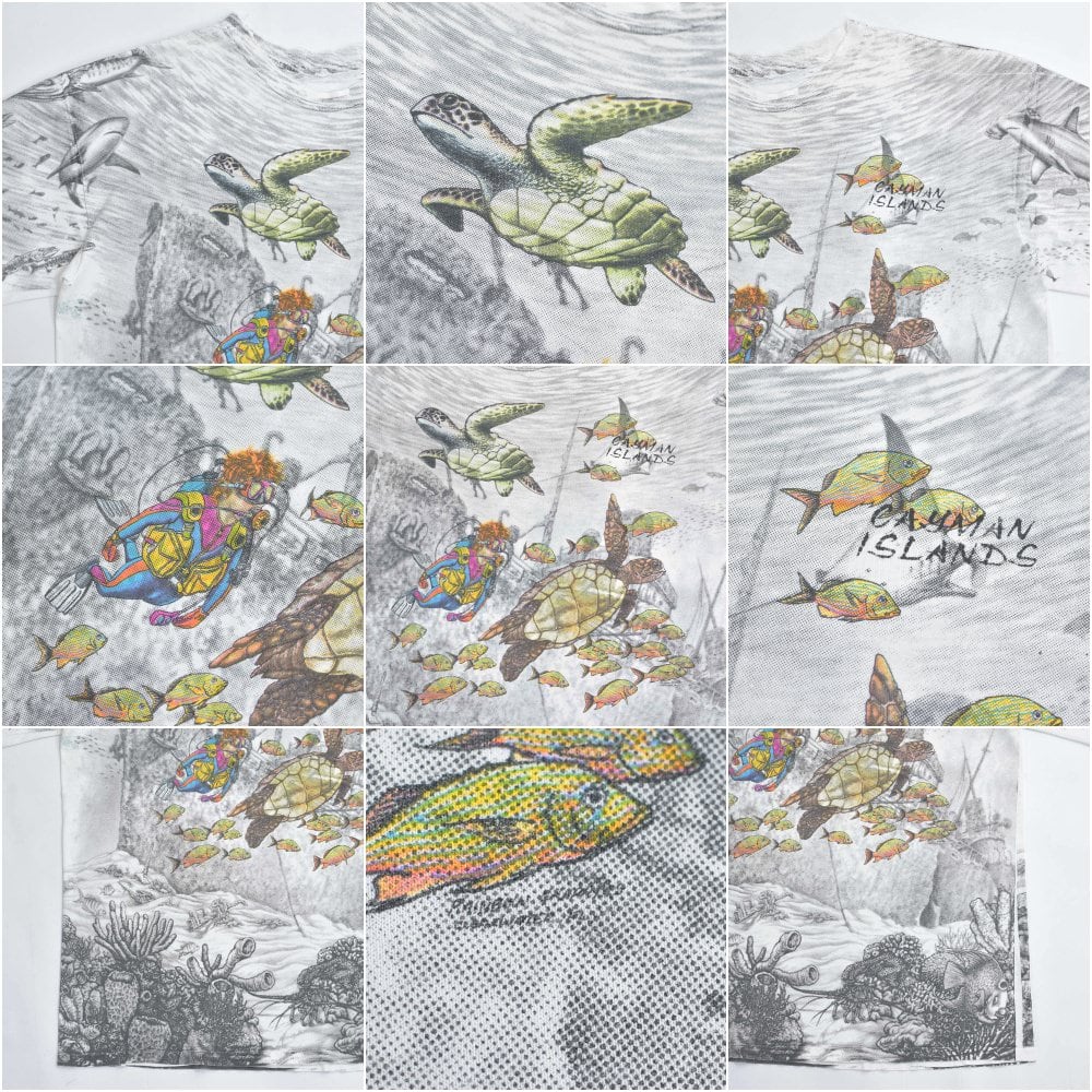 90s Rainbow Graphics レインボーグラフィックス フルプリント Tシャツ