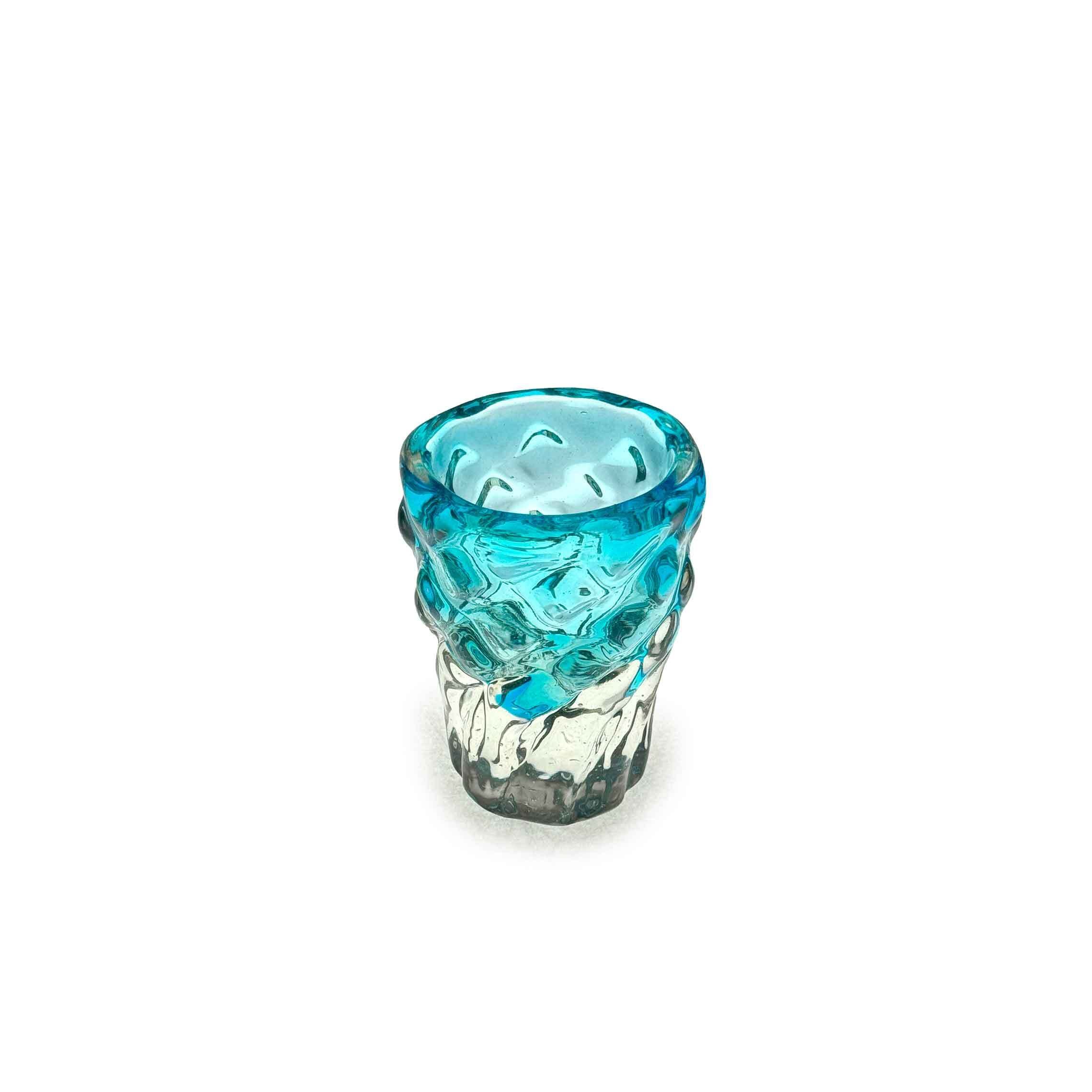 ガラス工房清天】みなもショット 水色 [琉球ガラス] | 【琉球ガラス