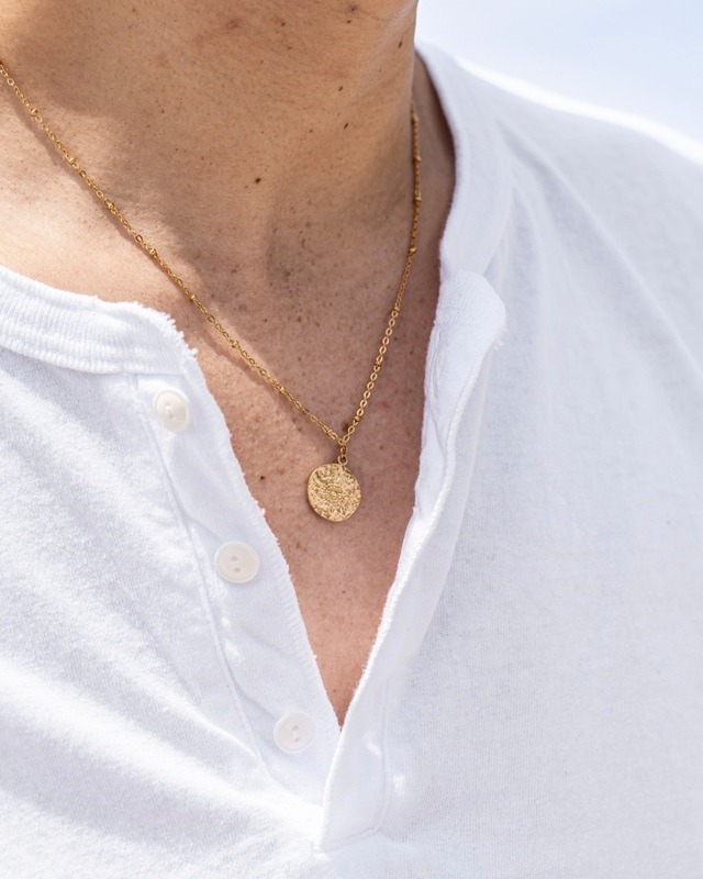6月9日販売 sun emboss coin necklace［RN23-06］