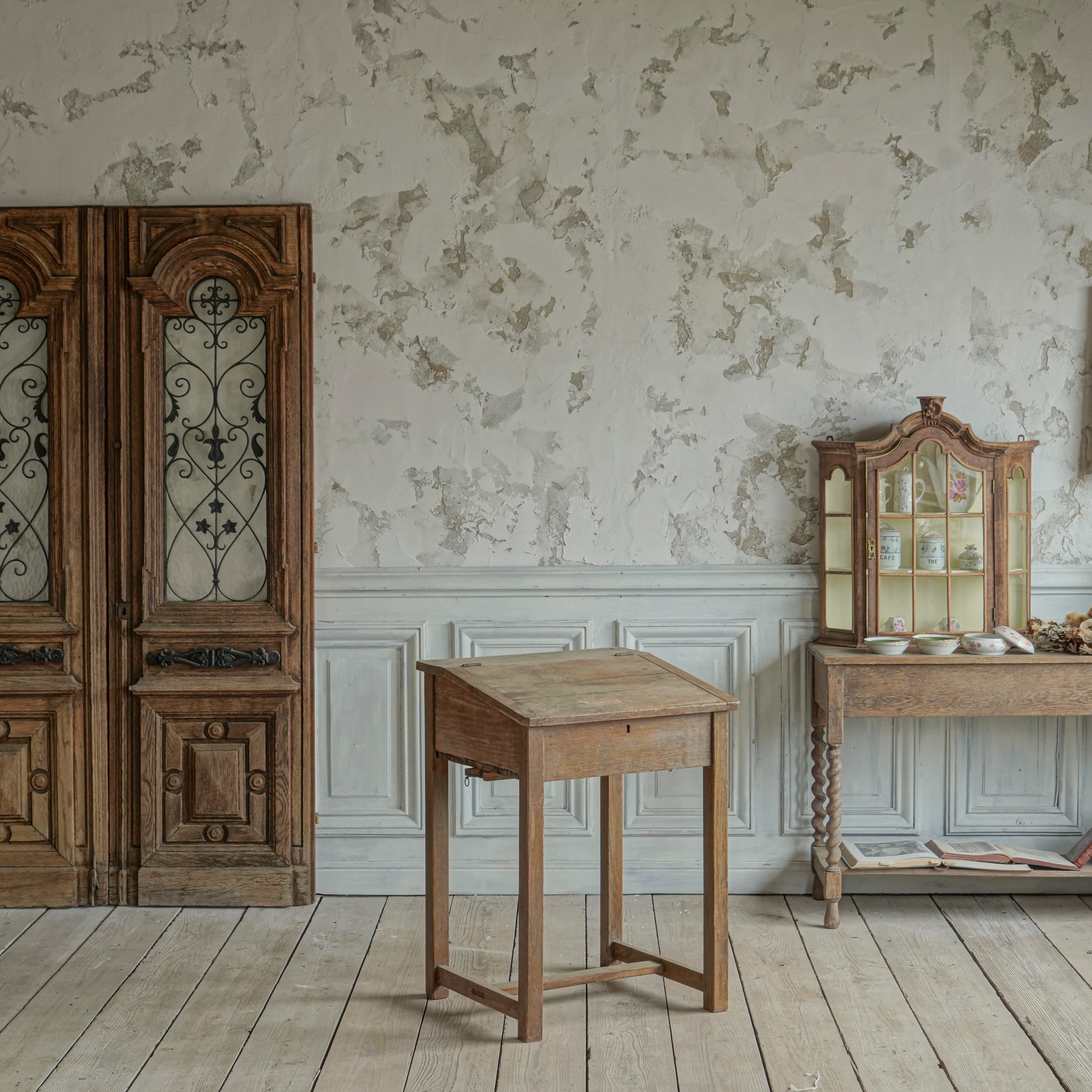 テーブル/アンティークテーブル/アンティーク/オーク/デスク/サイドテーブル