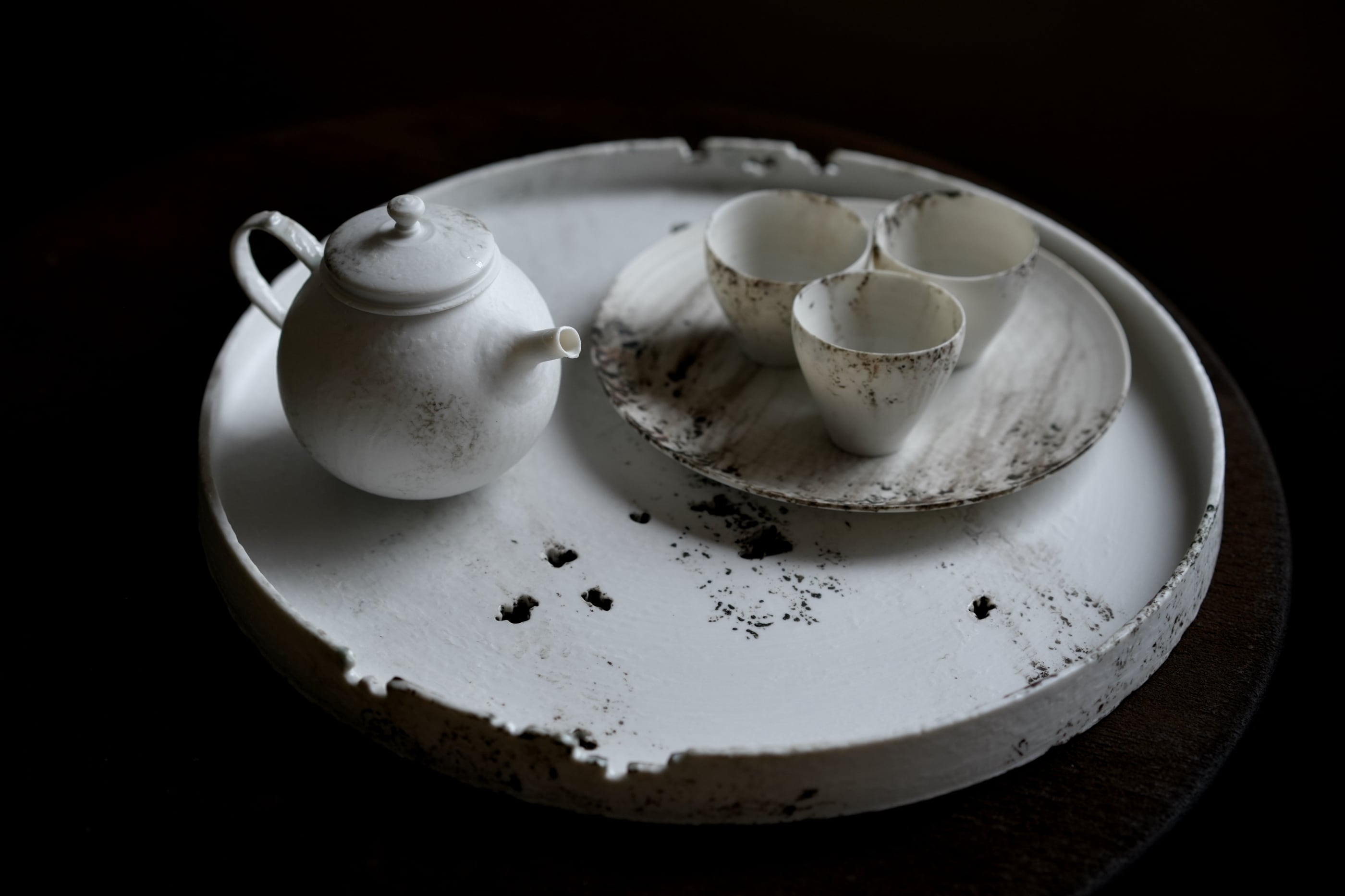 矢萩誉大】白磁中國茶壺（急須）/ 【Takahiro Yahagi】teapot | ichibutu