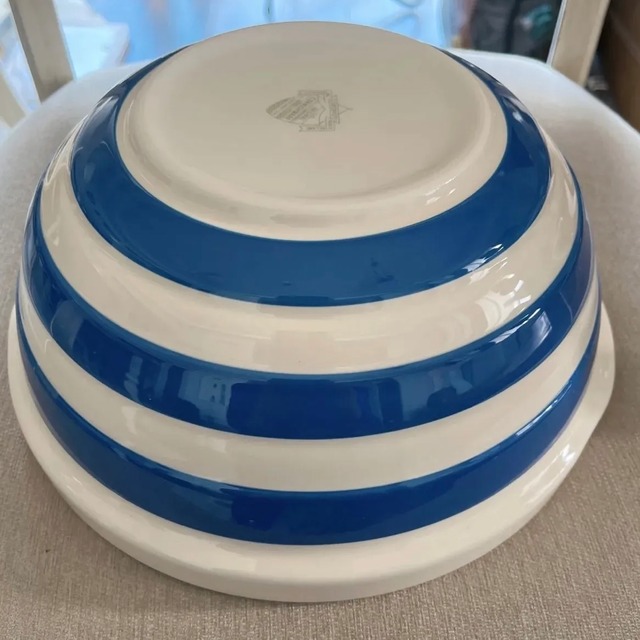 【Cornishware】 ミキシングボウル